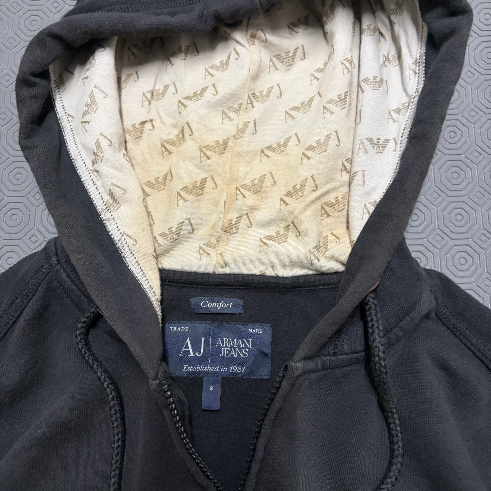 Emporio Armani Jeans S Zip Hoodie Jacket – photo 4